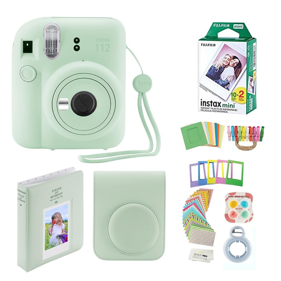 Cámara Instantánea Fujifilm Instax Mini 12 Con Funda Y 20 Películas - Venta Internacional. $4,573