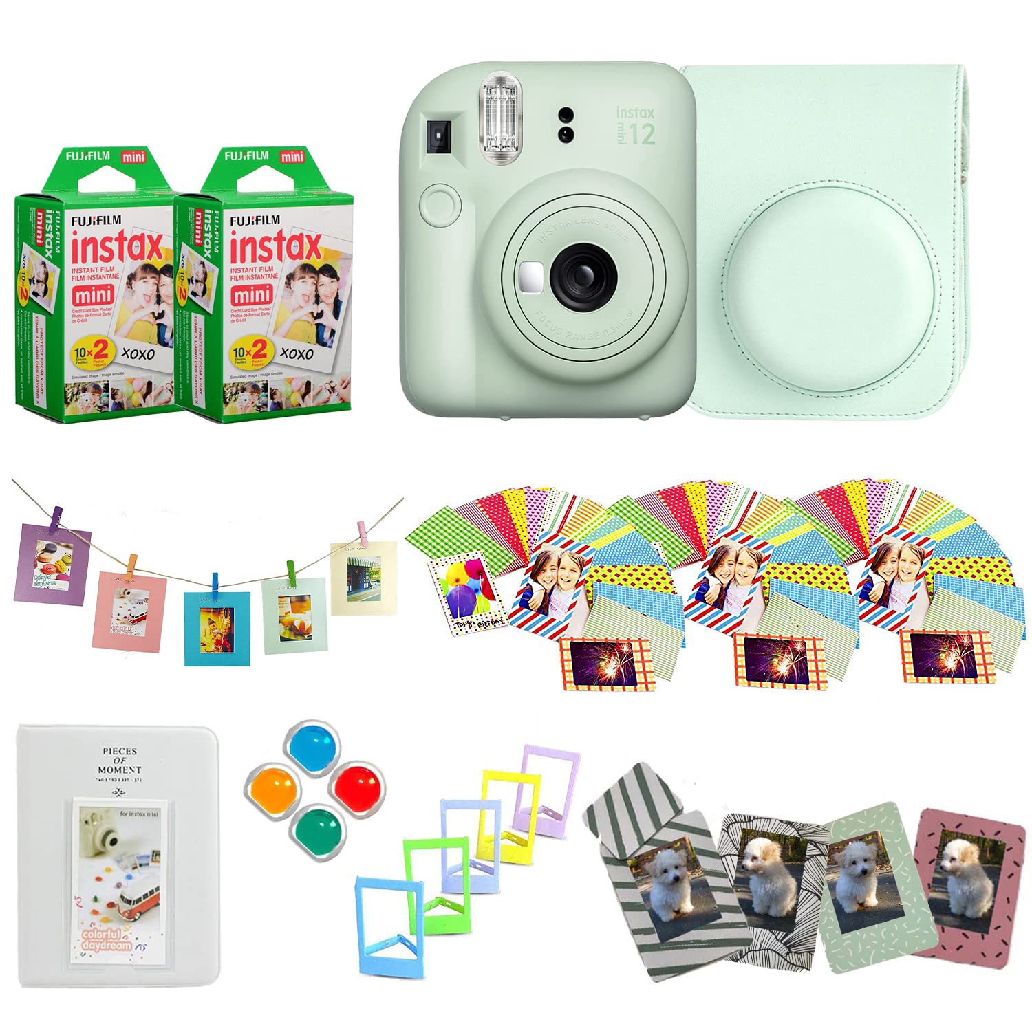 Foto 2 pulgar | Paquete De Accesorios Para Cámara Instantánea Fujifilm Instax Mini 12 + - Venta Internacional.