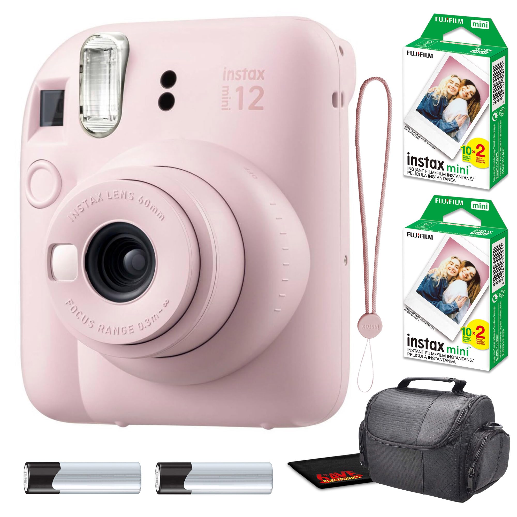 Cámara Instantánea Fujifilm Instax Mini 12 Blossom Pink +40 Películas - Venta Internacional.