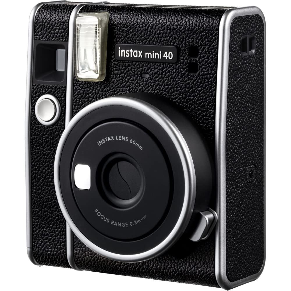 Cámara De Película Instantánea Fujifilm Instax Mini 40 Con Paquete De Película Doble - Venta Internacional.