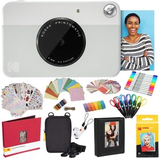 Foto 1 | Cámara Instantánea Kodak Printomatic Grey Con Papel Zincado Y Más - Venta Internacional.