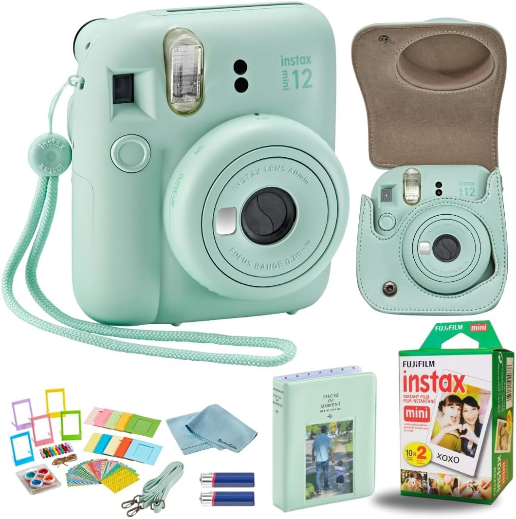 Foto 2 pulgar | Cámara Instantánea Fujifilm Instant Mini 12 Con Paquete De Accesorios - Venta Internacional.