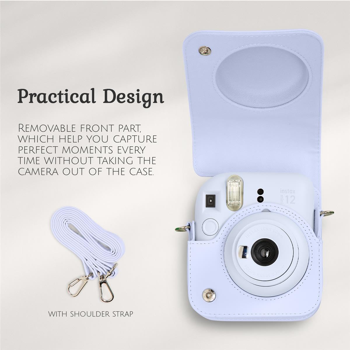 Foto 4 pulgar | Cámara De Película Instantánea Fujifilm Instax Mini 12 Azul Pastel - Venta Internacional.