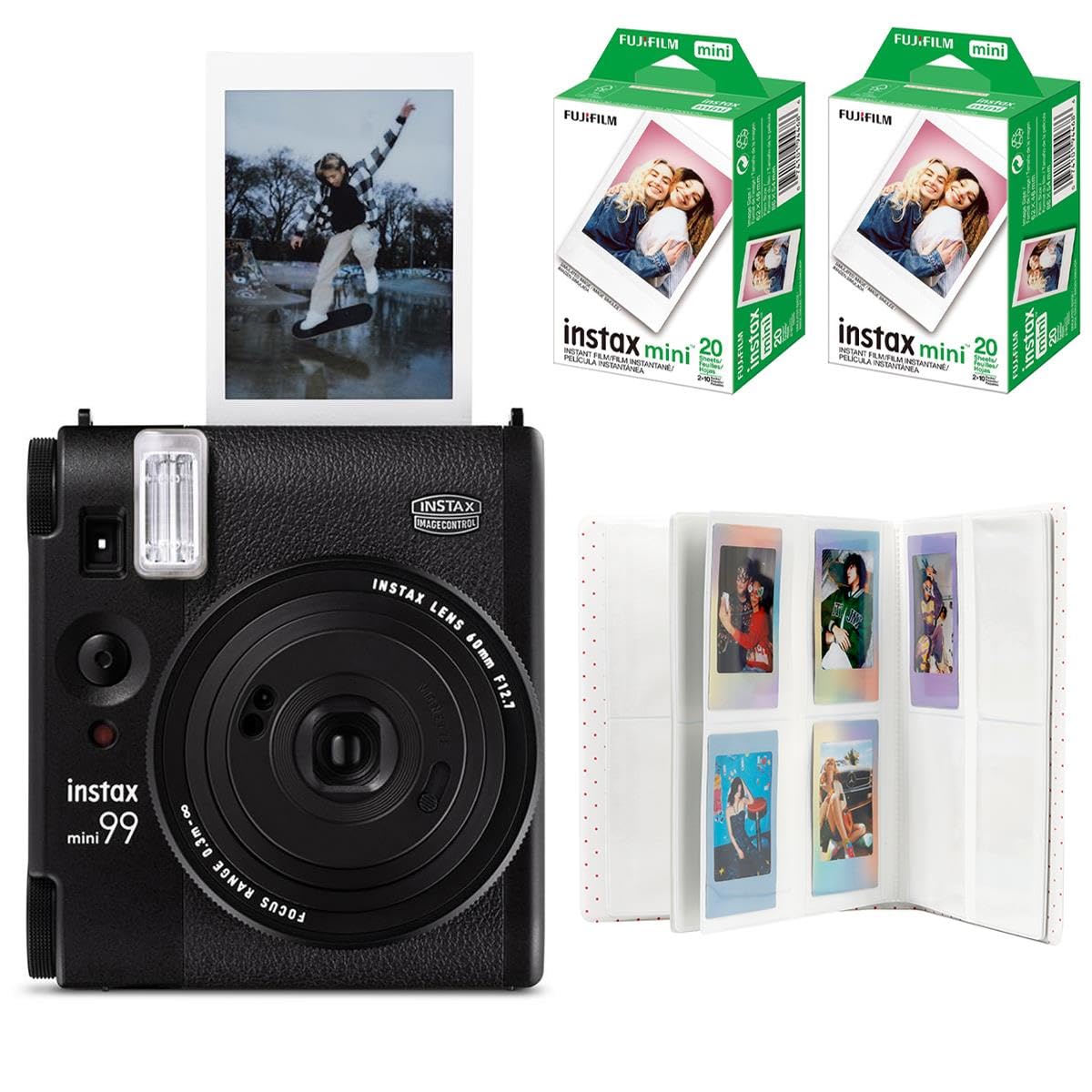 Foto 2 pulgar | Cámara De Película Instantánea Fujifilm Instax Mini 99 Negro Mate - Venta Internacional.