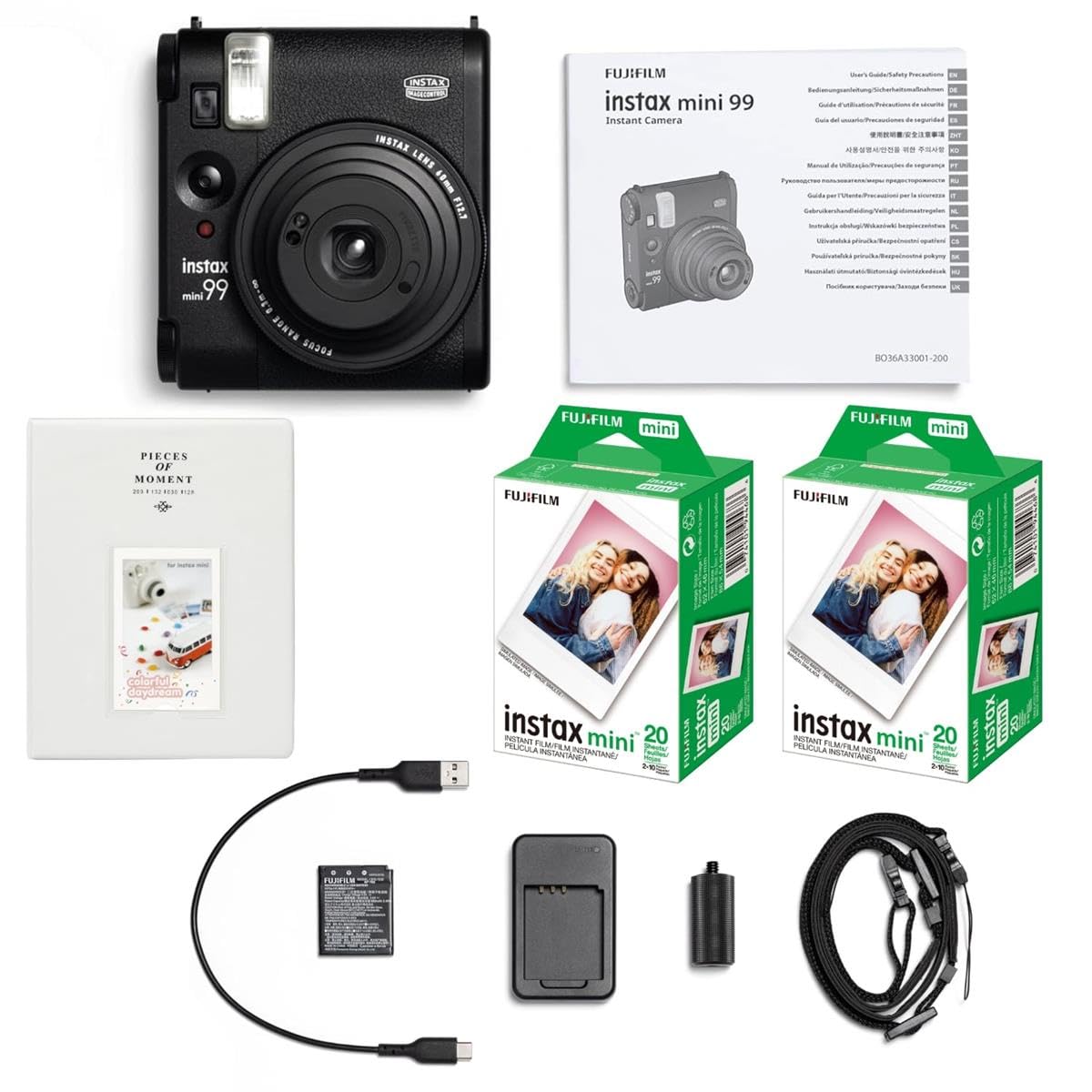 Foto 7 pulgar | Cámara De Película Instantánea Fujifilm Instax Mini 99 Negro Mate - Venta Internacional.