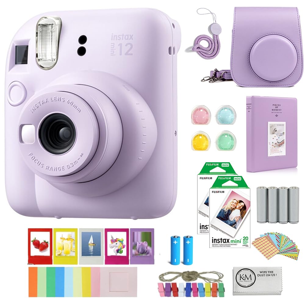 Cámara De Película Instantánea Fujifilm Instax Mini 12 Lilac Purple - Venta Internacional. $4,783