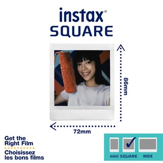 Foto 2 | Película Fujifilm Instax Square 10 Exposures - Venta Internacional.