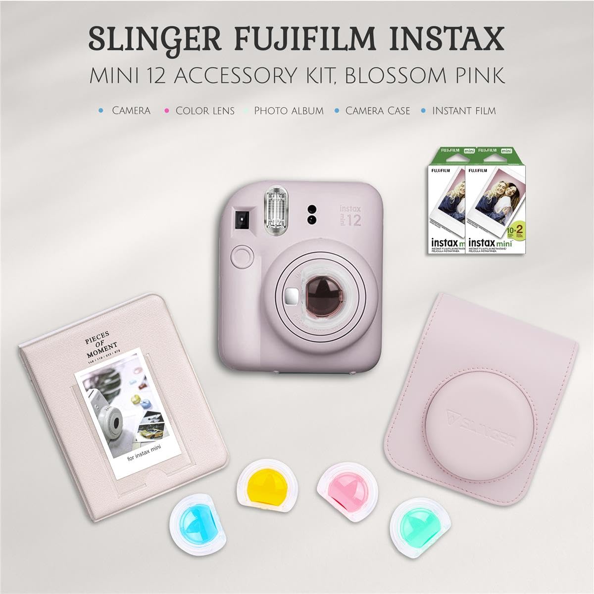 Foto 2 | Cámara De Película Instantánea Fujifilm Instax Mini 12 Blossom Pink - Venta Internacional.