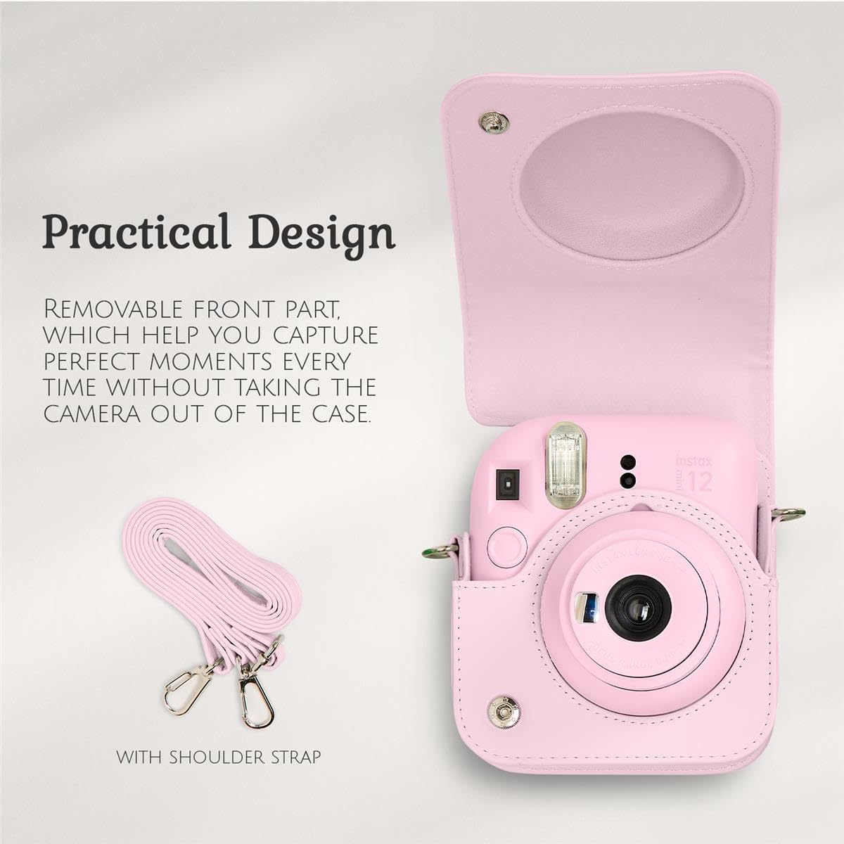 Foto 3 | Cámara De Película Instantánea Fujifilm Instax Mini 12 Blossom Pink - Venta Internacional.