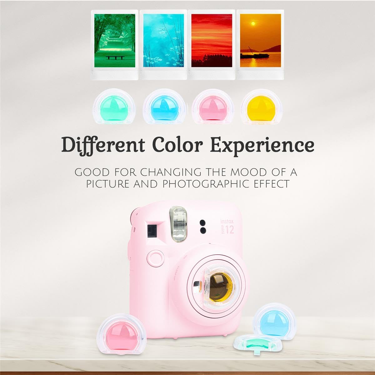 Foto 4 | Cámara De Película Instantánea Fujifilm Instax Mini 12 Blossom Pink - Venta Internacional.