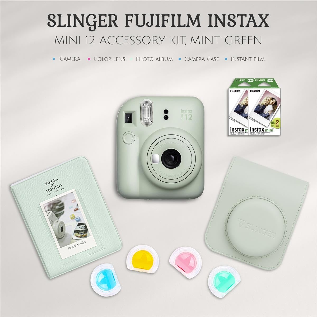 Foto 3 pulgar | Cámara De Película Instantánea Fujifilm Instax Mini 12 Verde Menta - Venta Internacional.