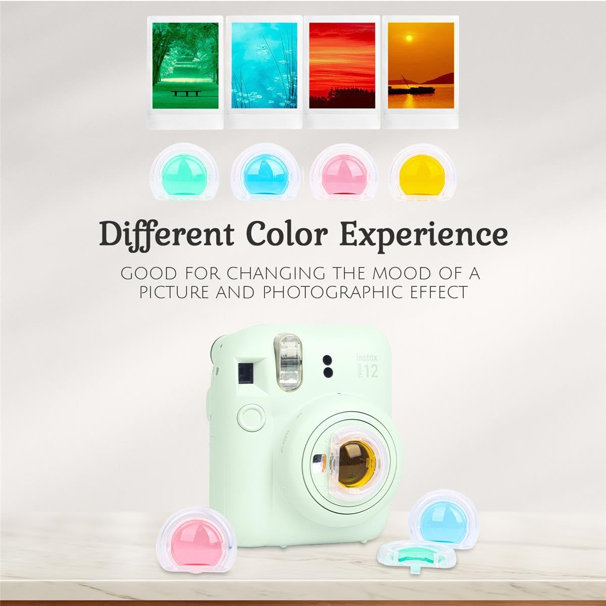 Foto 5 pulgar | Cámara De Película Instantánea Fujifilm Instax Mini 12 Verde Menta - Venta Internacional.