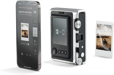 Foto 4 | Cámara Fujifilm Instax Mini Evo Hybrid Negra Con Película Y Cámara - Venta Internacional.