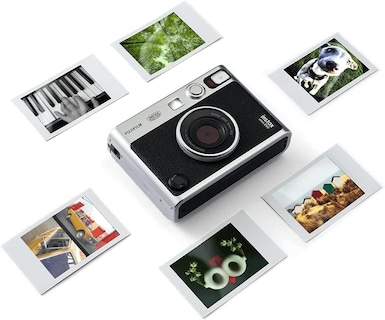 Foto 5 | Cámara Fujifilm Instax Mini Evo Hybrid Negra Con Película Y Cámara - Venta Internacional.