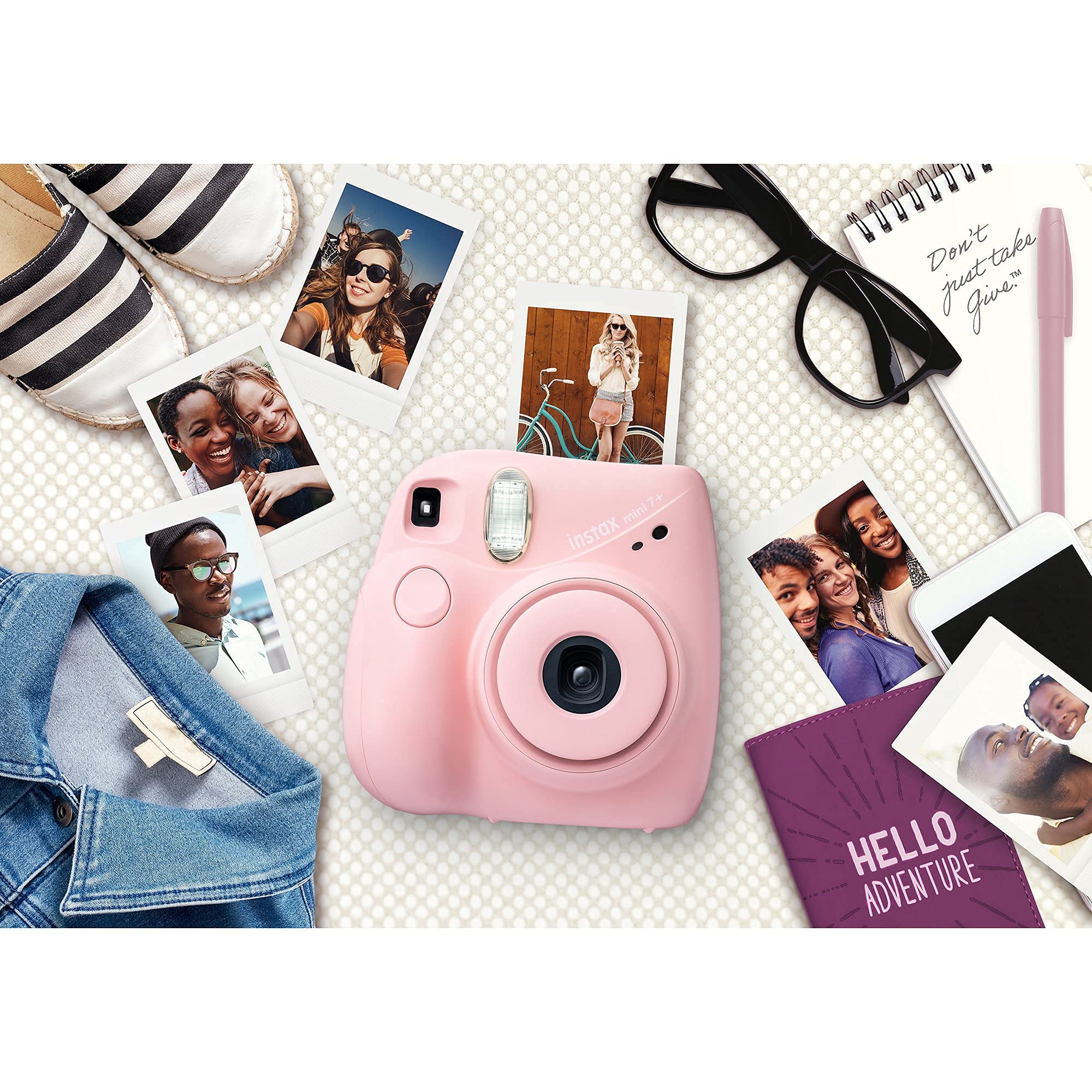 Foto 7 pulgar | Reacondicionado Cámara De Película Instantánea Fujifilm Instax Mini 7+ Rosa Claro - Venta Internacional.