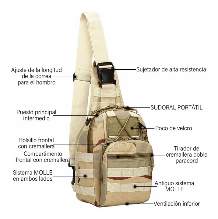 Foto 4 pulgar | Mochila Petukita Box Beige