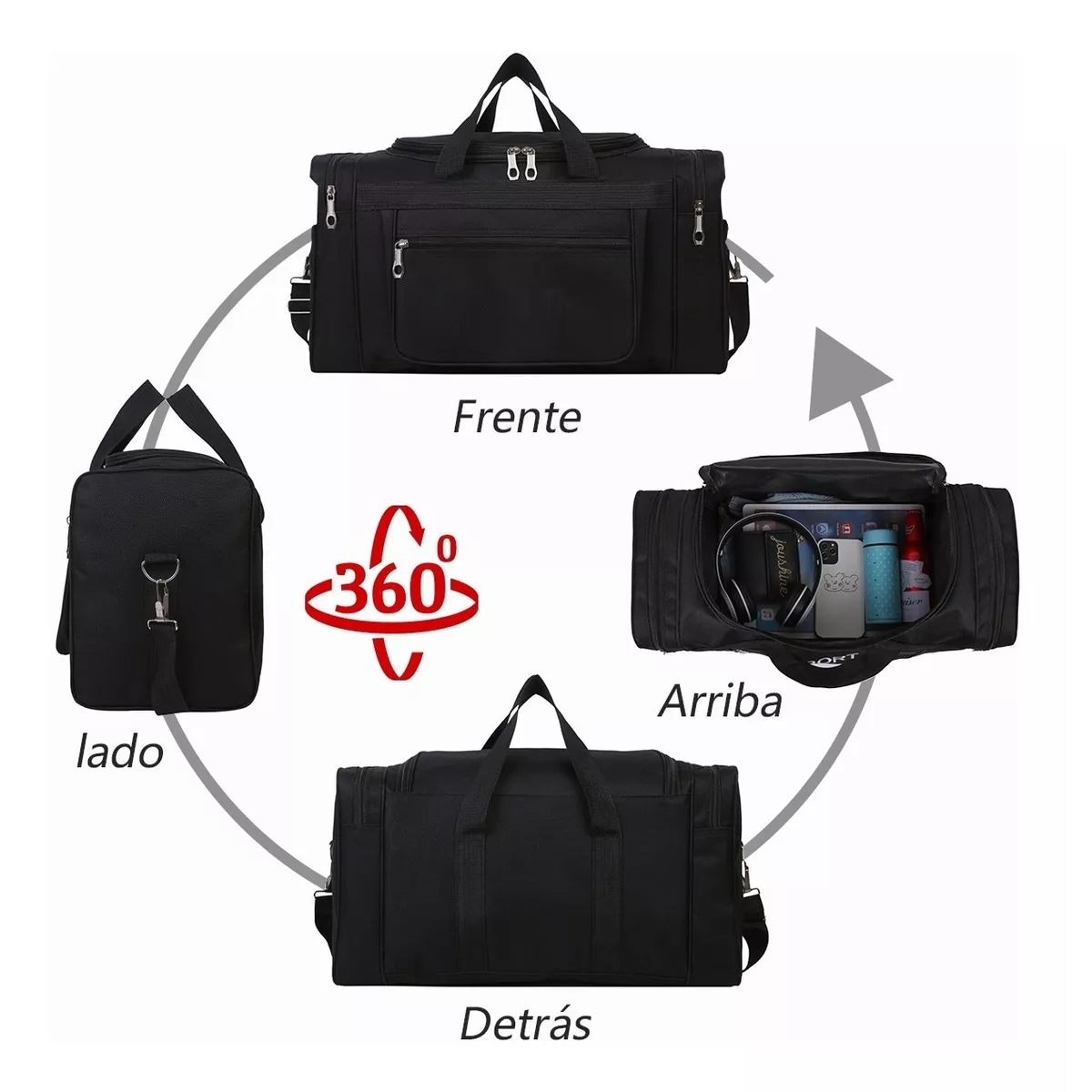 Foto 2 | Maleta Deportiva Eo Safe Imports Esi-5770 color Negro