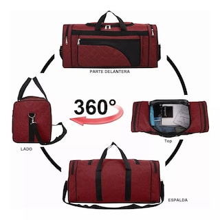 Foto 2 | Maleta Deportiva Eo Safe Imports Esi-5769 color Rojo