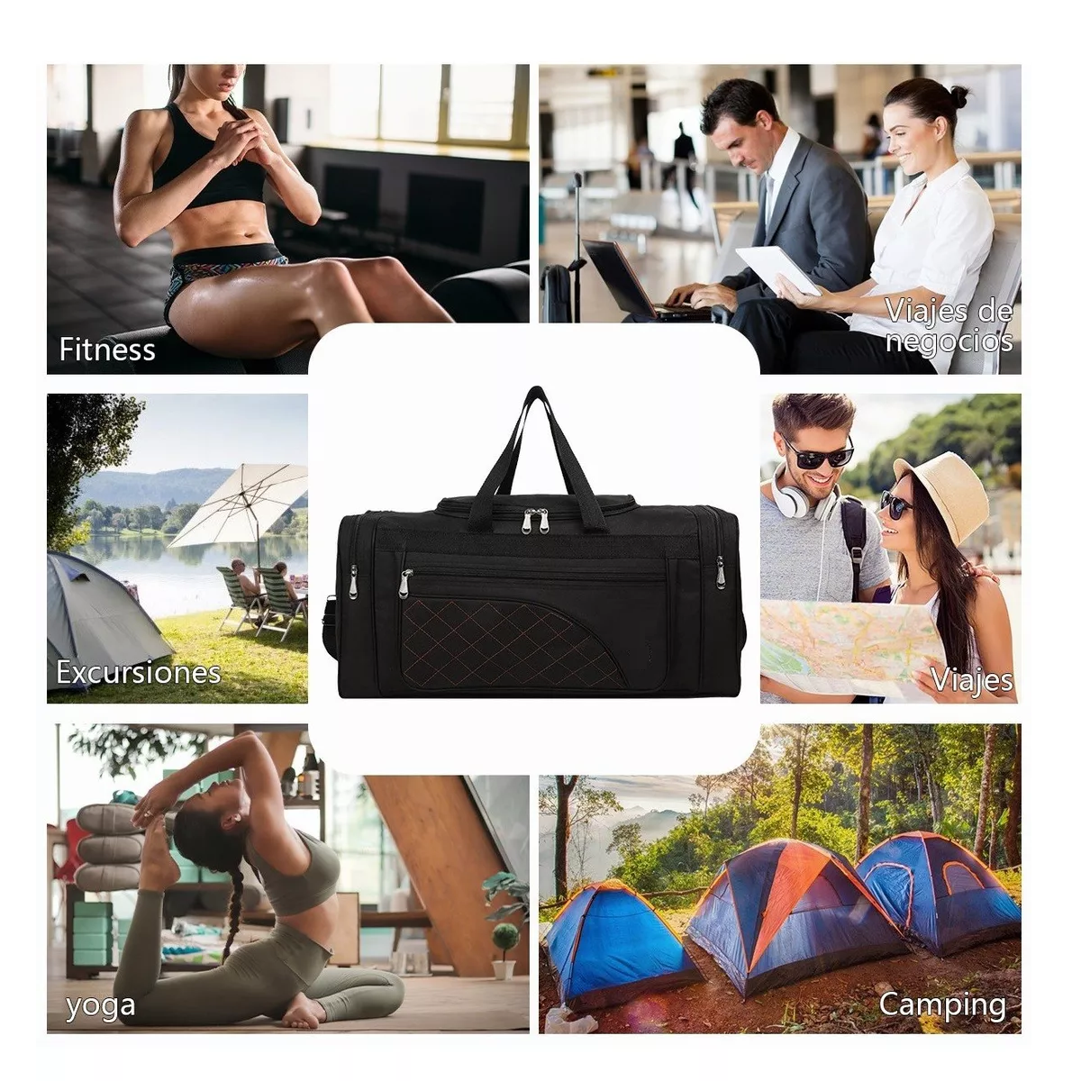 Foto 3 | Maleta Deportiva Eo Safe Imports Esi-5768 color Negro