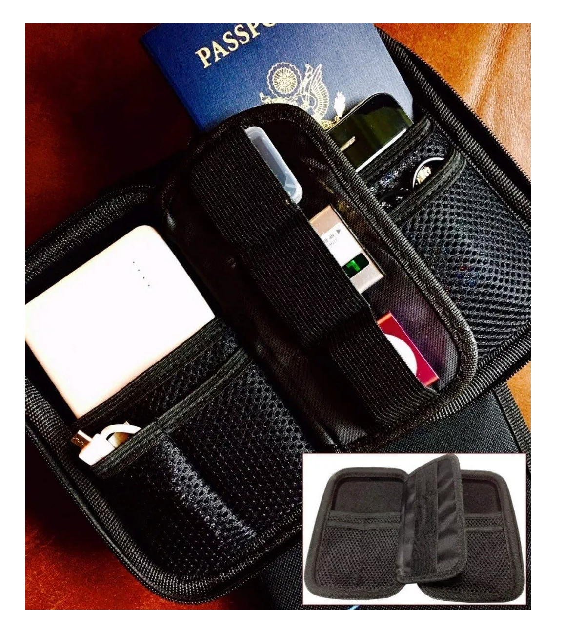 Foto 5 pulgar | Estuche Belug Negro para Audífonos