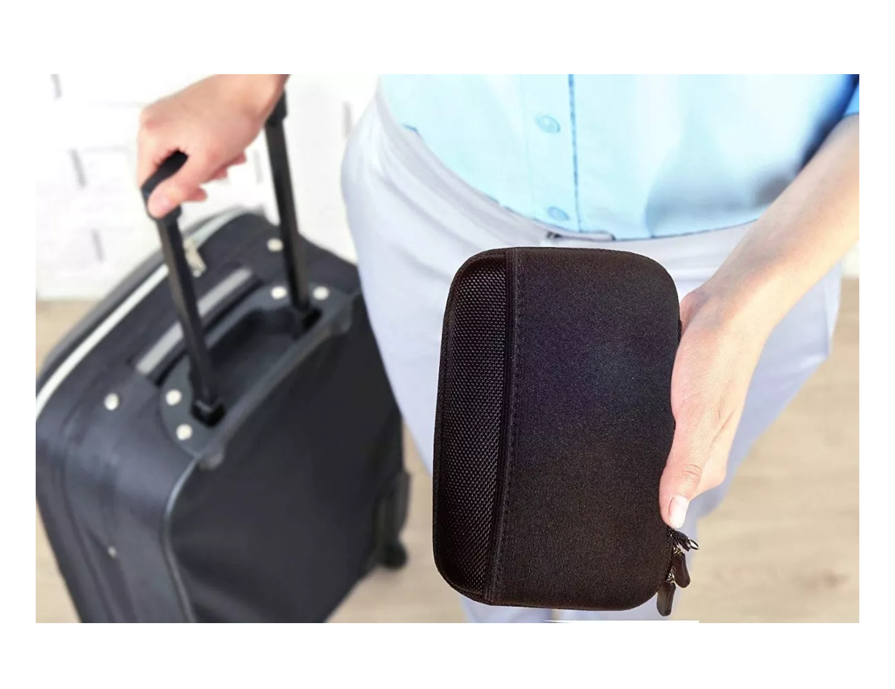 Foto 6 pulgar | Estuche Belug Negro para Audífonos