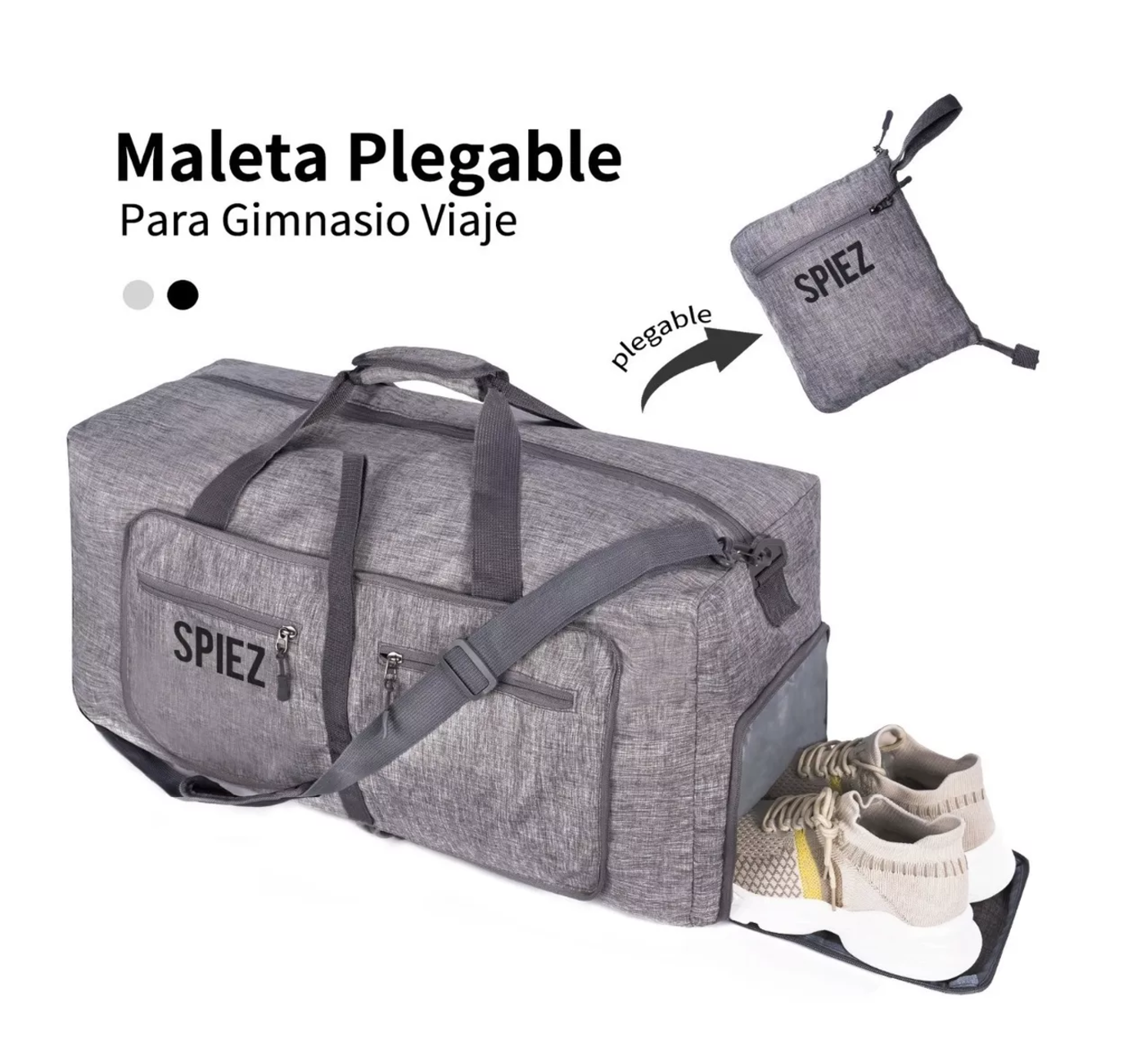 Foto 3 pulgar | Maleta de Mano Spiez color Gris