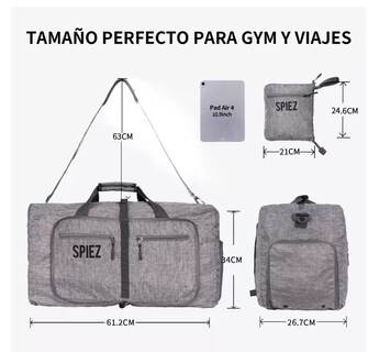 Foto 4 | Maleta de Mano Spiez color Gris