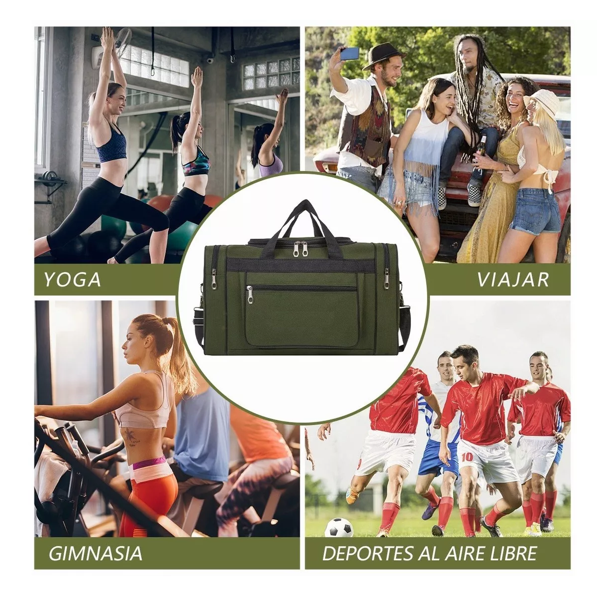 Foto 5 | Maleta Deportiva Eo Safe Imports Esi-6678 color Verde