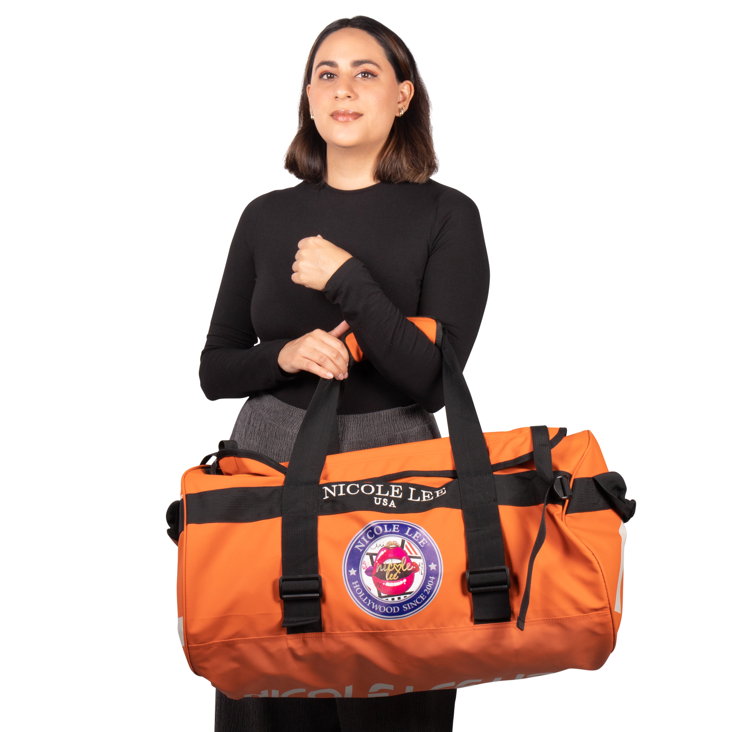 Foto 5 | Maleta Nicole Lee color Naranja Convertible 2 en 1 para Viaje