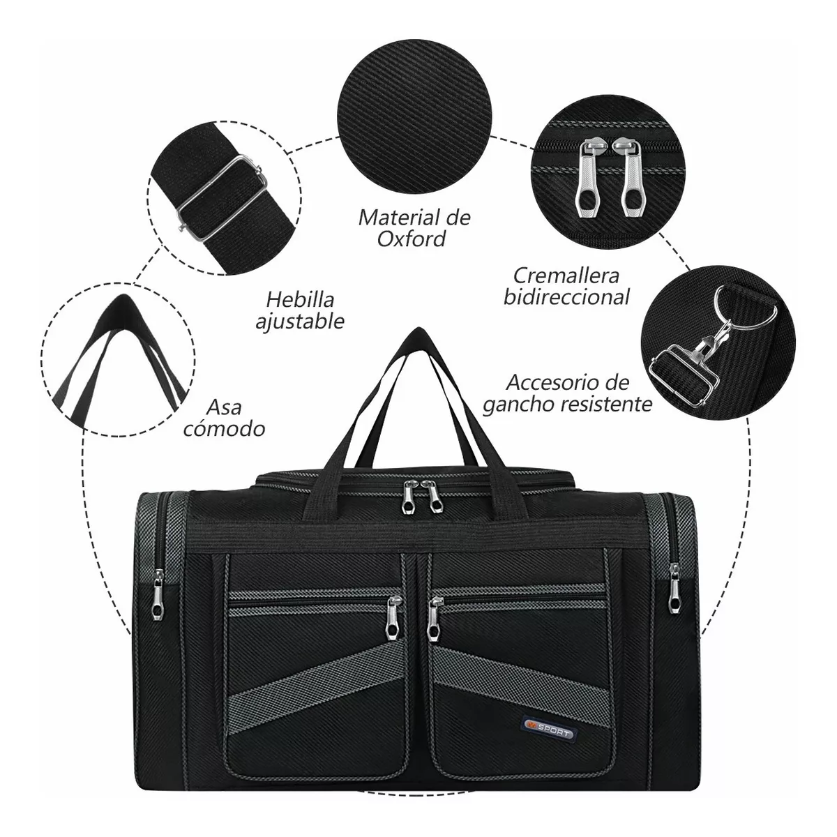 Foto 4 pulgar | Mochila Deportiva Eo Safe Imports Esi-7084 color Negro