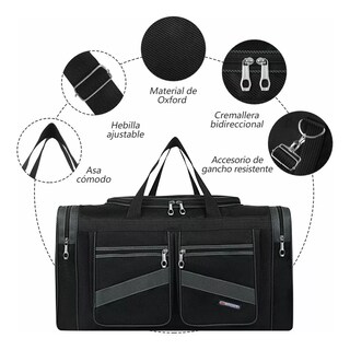 Foto 3 | Mochila Deportiva Eo Safe Imports Esi-7084 color Negro