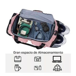 Foto 3 | Maletas Deportivas BELUG color Rosa de Viaje para Mujer