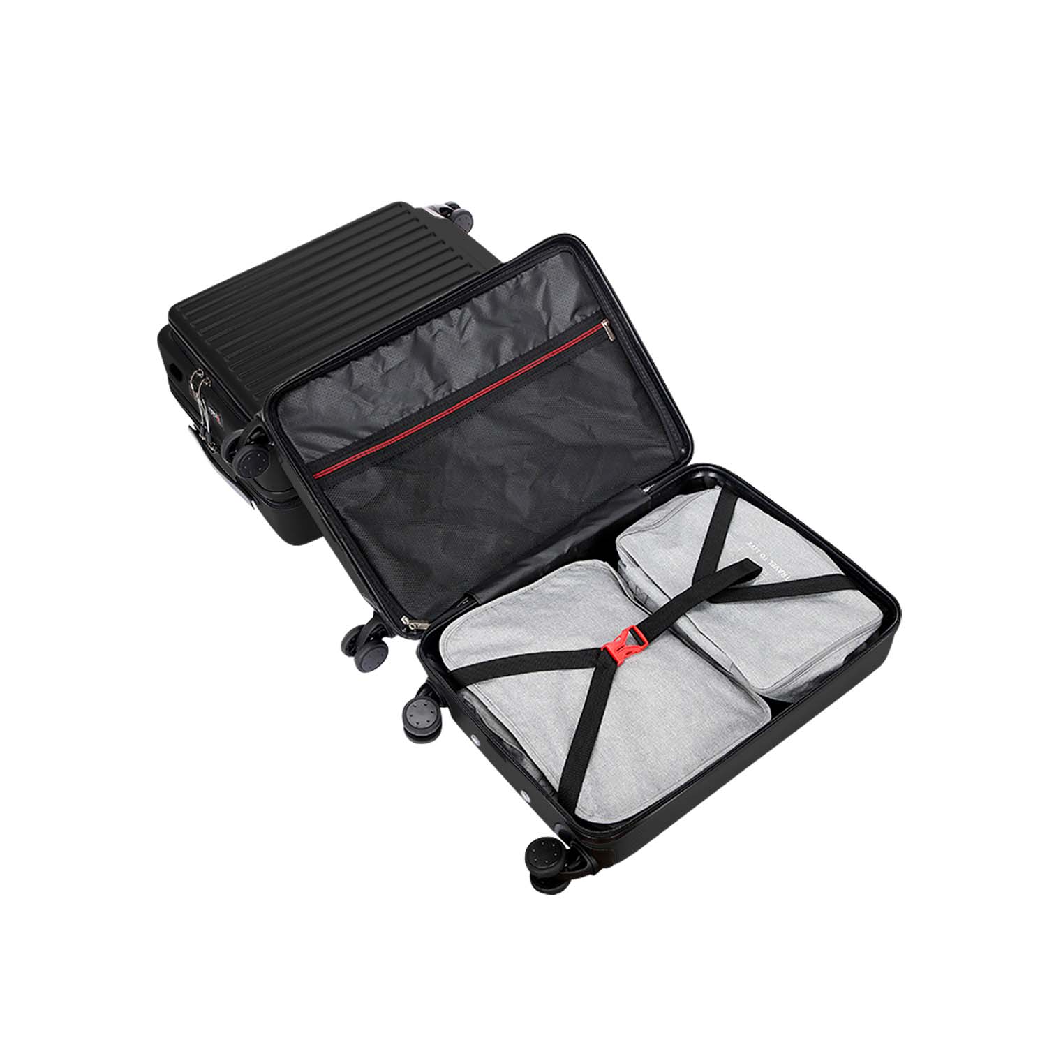 Foto 6 | Maleta de Mano Carry On 20" Puerto USB Bolsa Frontal