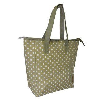 Foto 3 | Bolso Mochila Térmico Picníc Lunch Comida Puntos color Marrón