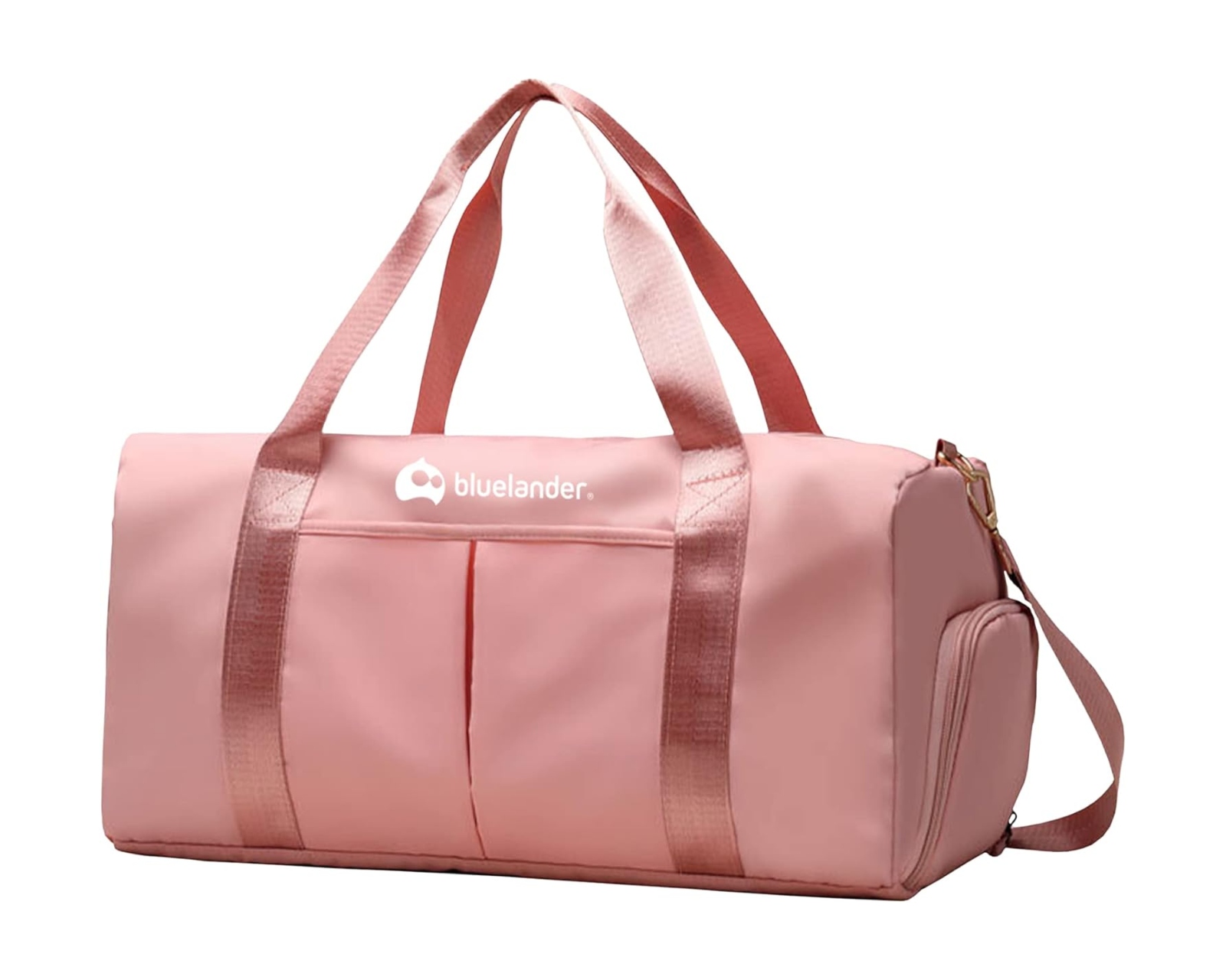 Foto 1 | Maleta Deportiva Bluelander Para Gimnasio Color Rosa Con Bolsillo Impermeable Resistente Correa Ajustable