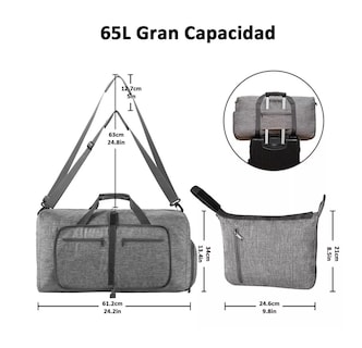 Foto 3 | Maleta Belug Gris Impermeable
