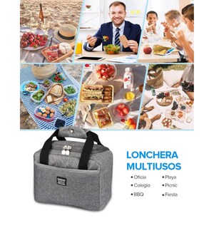 Foto 3 | Lonchera Portátil Iforu color Gris