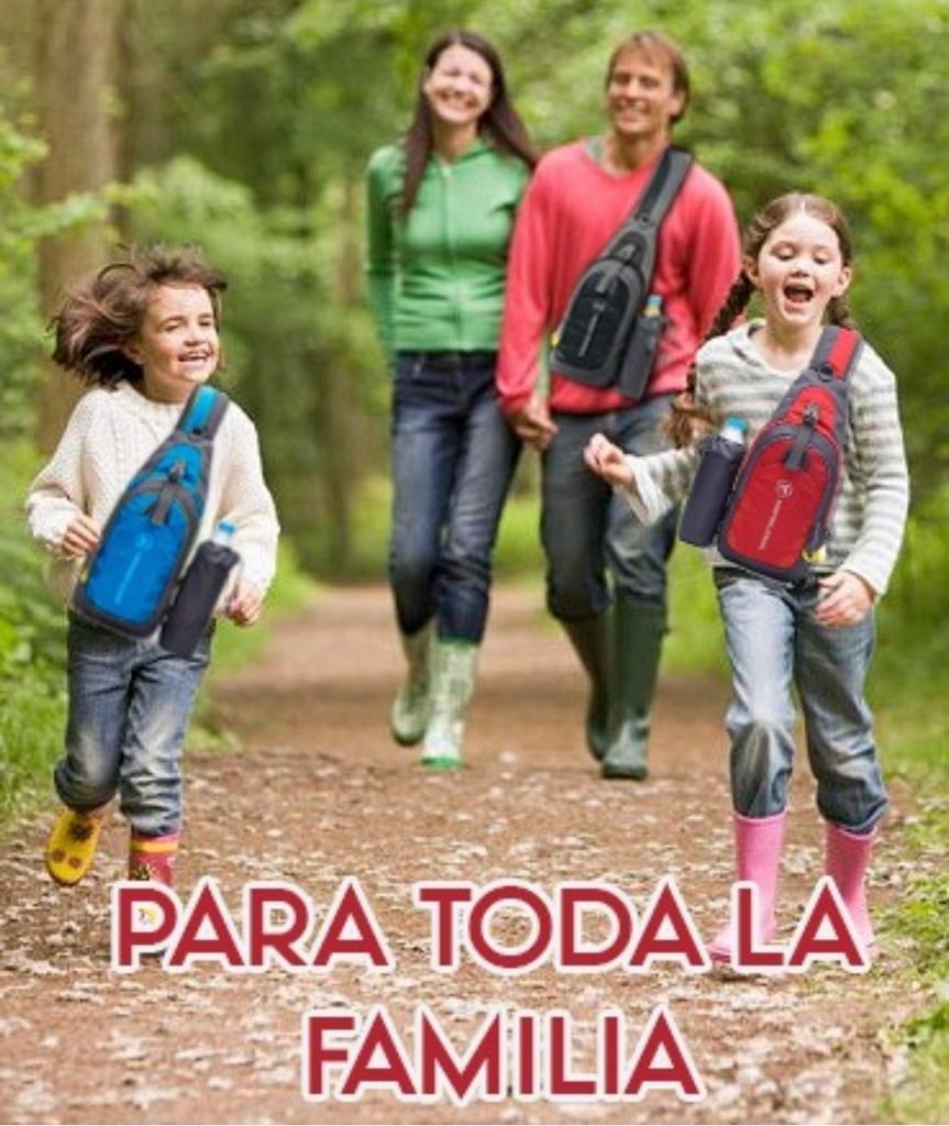 Foto 2 | Pechera Casual Funbu Roja Cruzada Impermeable