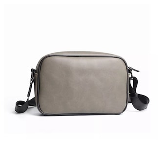 Foto 2 | Bolso Crossbody De Cuero De Hombre, Bolso De Hombro Color Verde