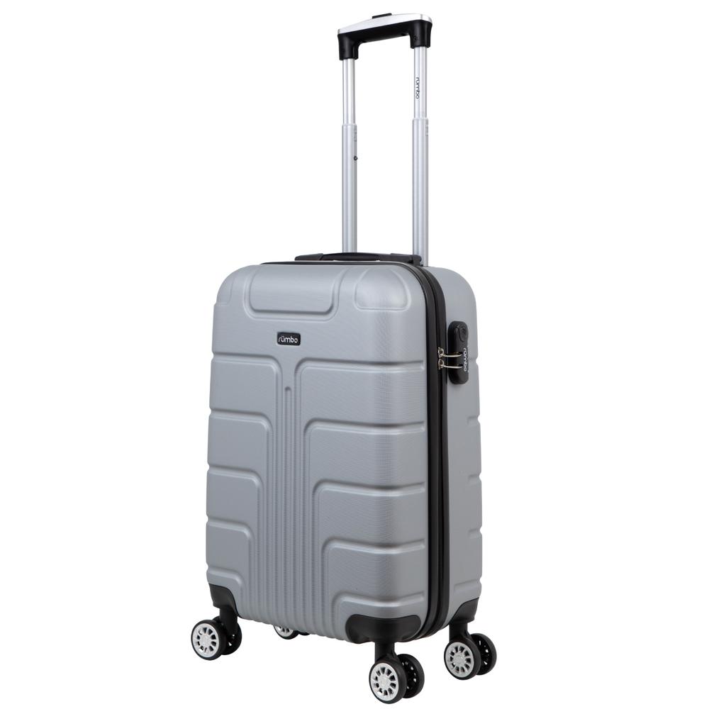 Maleta de Mano Rumbo Carry On color Gris 20" 10KG con Candado