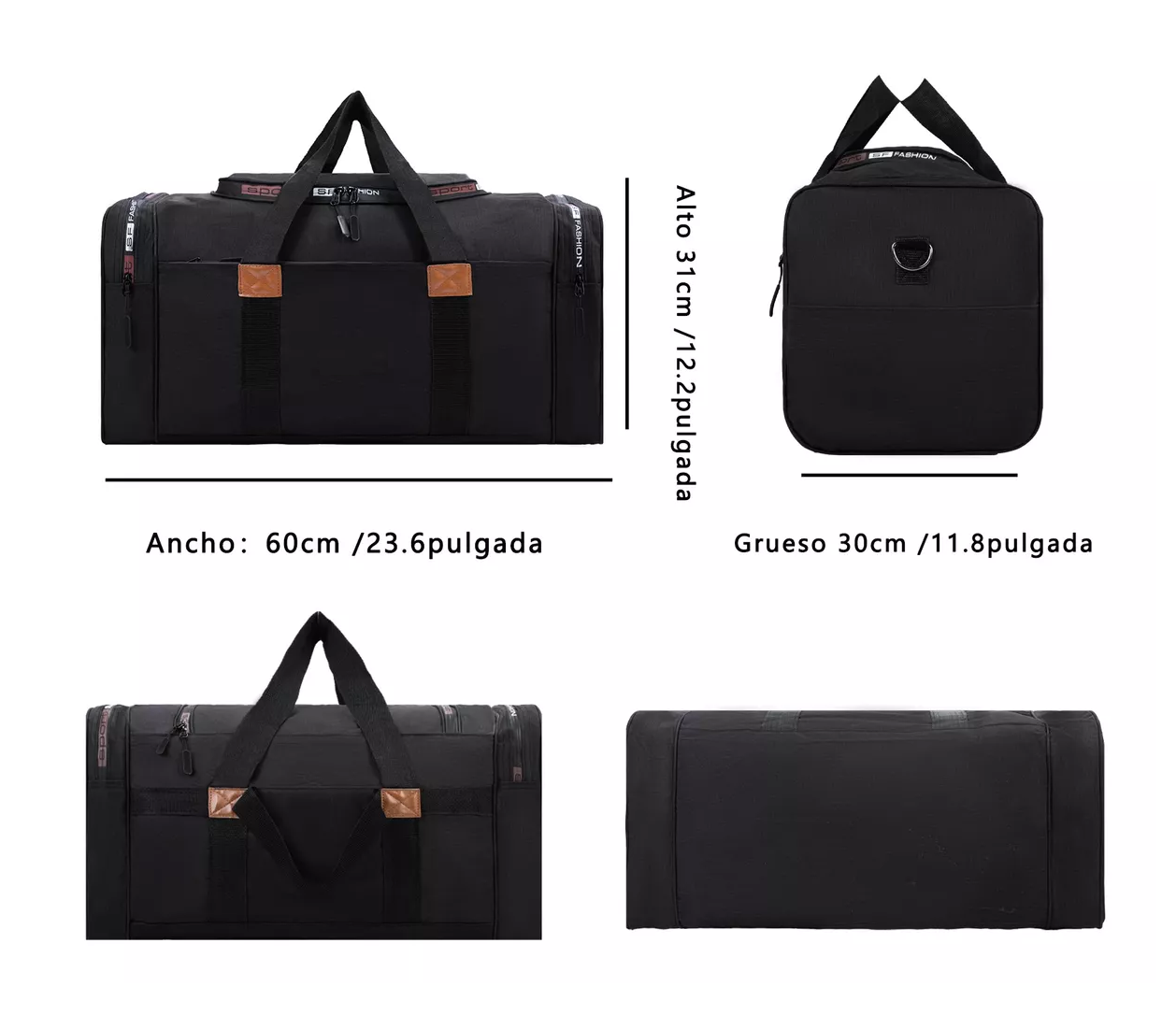 Foto 5 | Maleta Sport color Negro