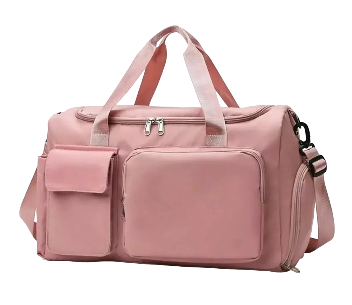Foto 2 pulgar | Maleta Mochila Gym Deportiva Fitness Bag De Viaje Mujer, Rosa