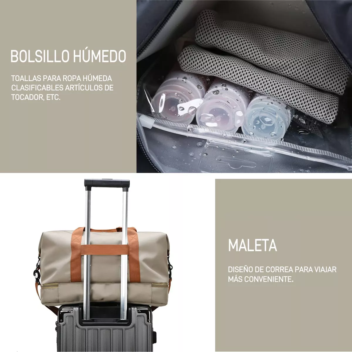 Foto 3 | Maleta Deportiva Eo Safe Imports Esi10113 color Gris