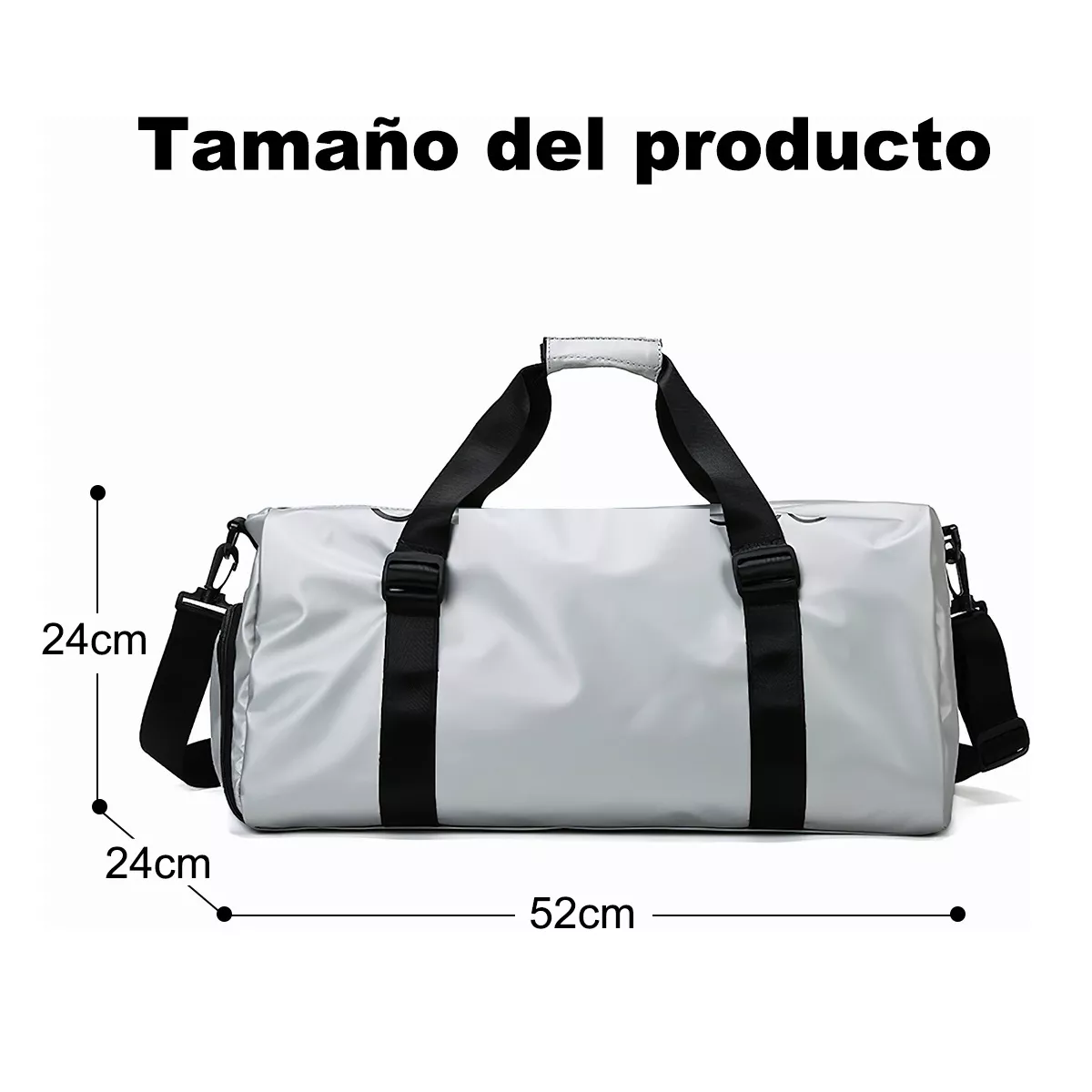 Foto 2 | Maleta Deportiva Eo Safe Imports Esi10115 color Gris