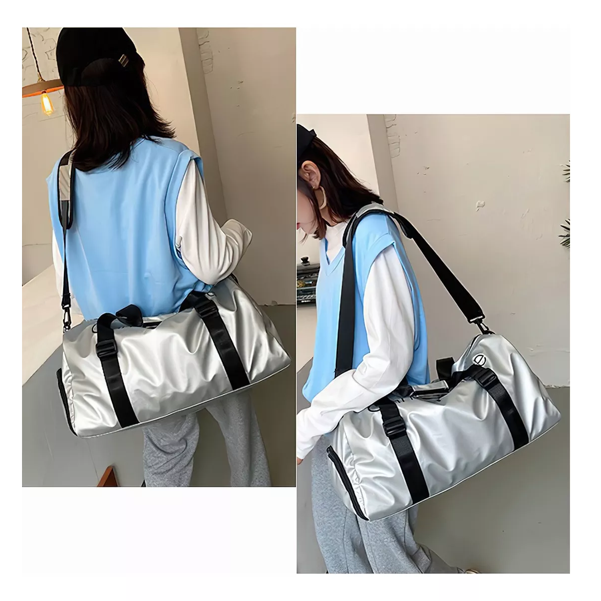 Foto 4 | Maleta Deportiva Eo Safe Imports Esi10115 color Gris