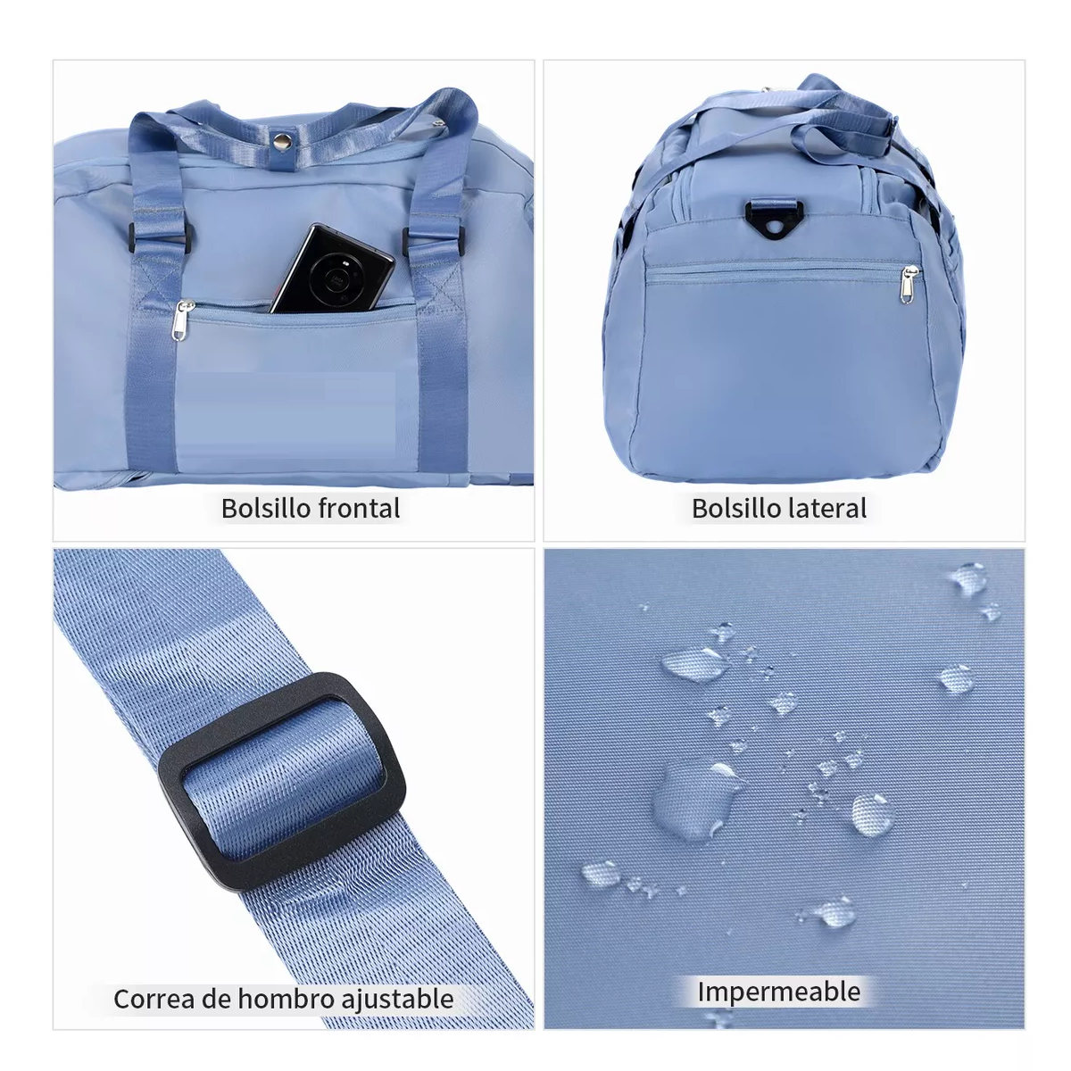 Foto 4 pulgar | Maleta Deportiva Eo Safe Imports Esi10116 color Azul