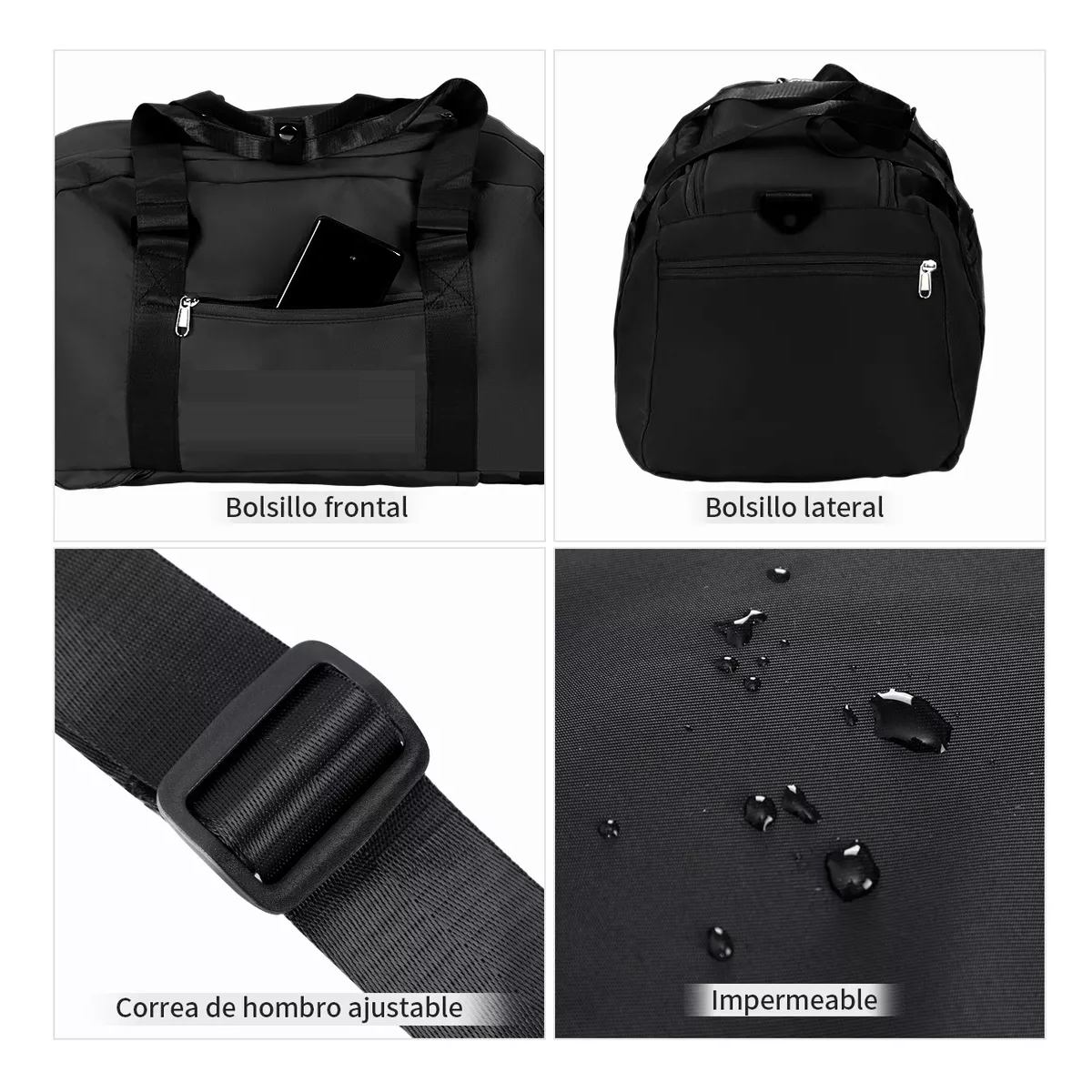 Foto 4 pulgar | Maleta Deportiva Eo Safe Imports Esi10117 color Negro