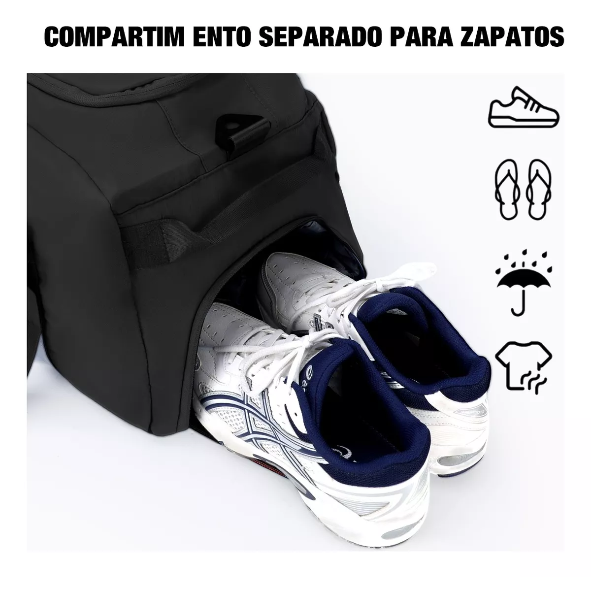 Foto 6 pulgar | Maleta Deportiva Eo Safe Imports Esi10117 color Negro