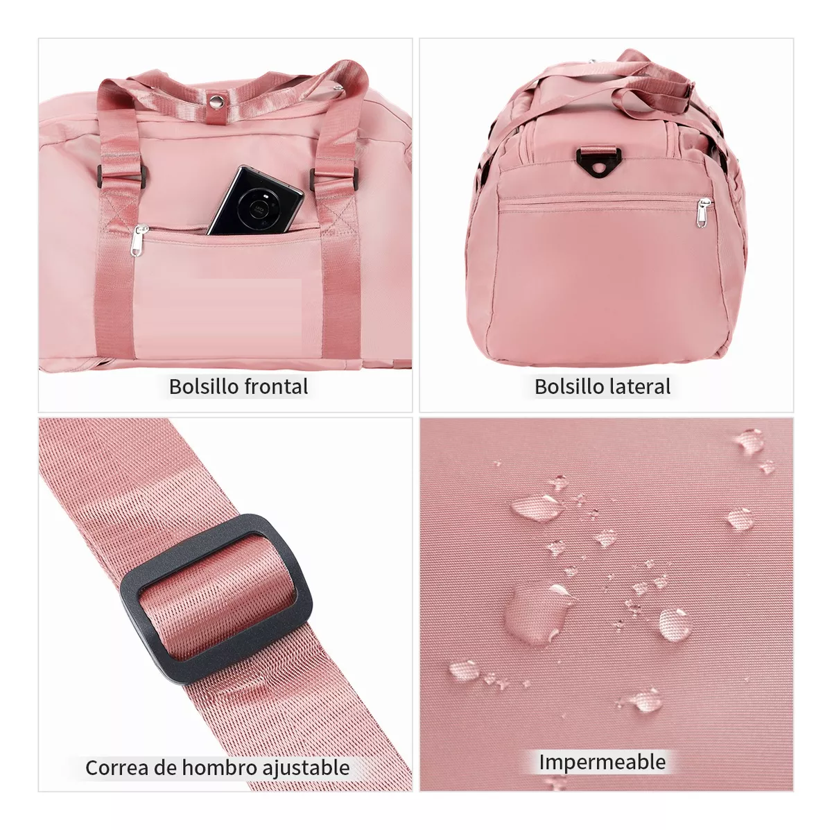 Foto 4 pulgar | Maleta Deportiva Eo Safe Imports Esi10118 color Rosa