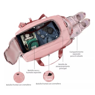 Foto 4 | Maleta Deportiva Eo Safe Imports Esi10118 color Rosa